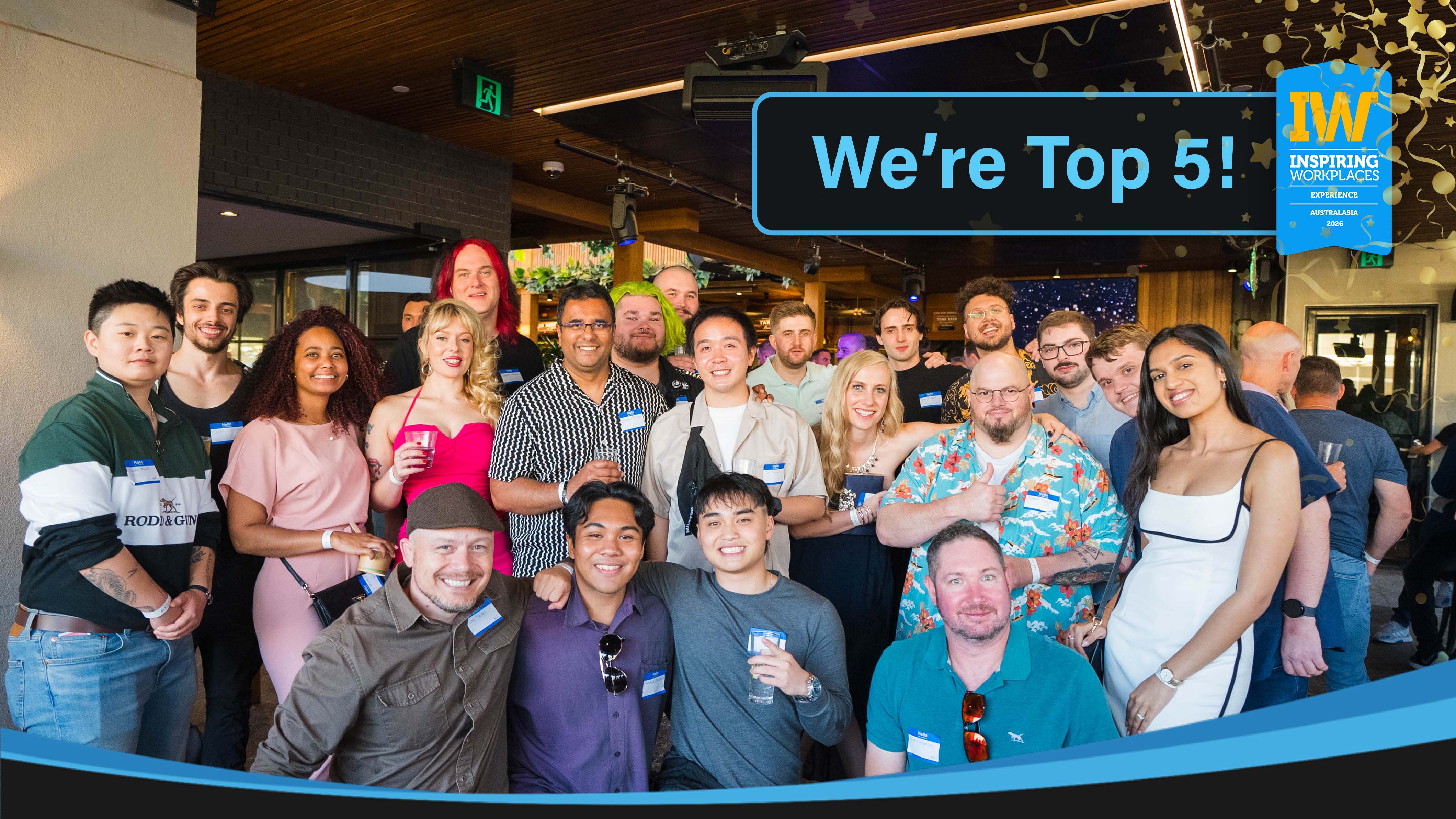 CT have been named a Top 5 Inspiring Workplace in Australasia 