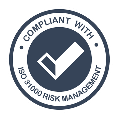 Compliant with ISO 31000 Risk Management