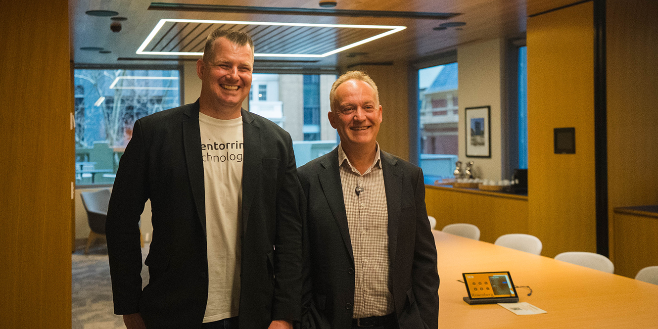 Scott Lia, Head of Audio Visual | Centorrino Technologies and Paul Thurston, Technology Manager | Quintessential